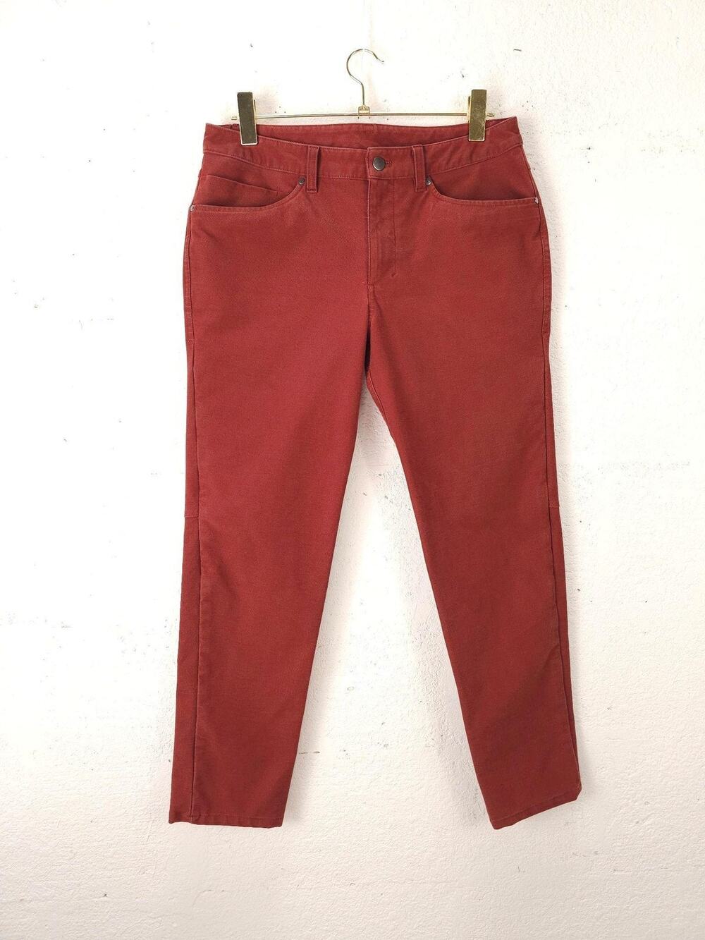 Lululemon Pants Mens 31x28 ABC Red Slim Fit Stretch Chino 5 Pocket Casual